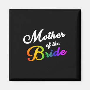Aimant Tee de la mère de la mariée Gay Lesbienne Lgbt Gro