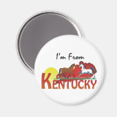 Aimant TEE I'm From Kentucky (Recto/Verso)