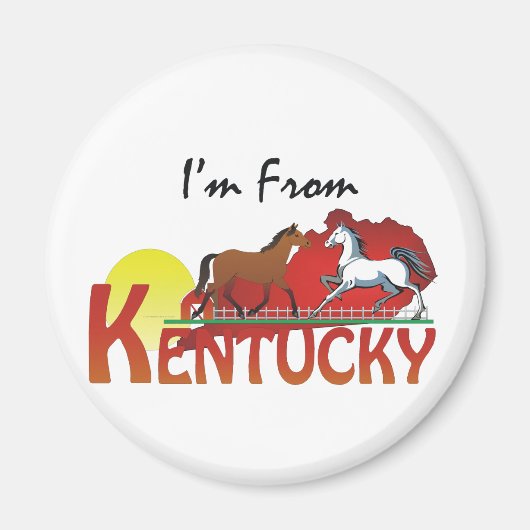 Aimant TEE I'm From Kentucky (Devant)