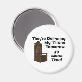 Aimant TEE Mon Trône (Recto/Verso)