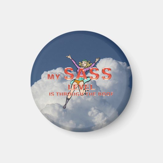 Aimant TEE My Sass Level (Devant)