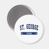 Aimant Tee - shirt de style Université de l'Utah (Recto/Verso)