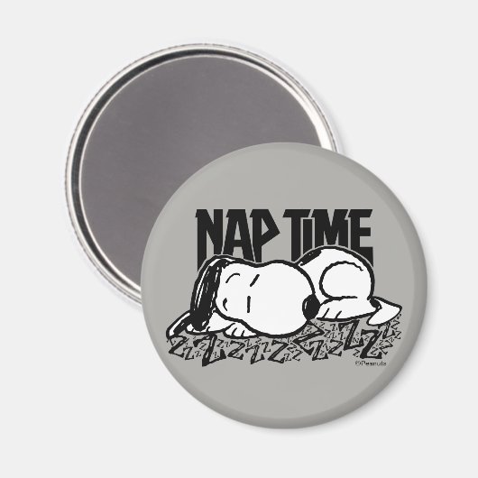 Aimant Tee - shirt | Snoopy Nap Time (Recto/Verso)