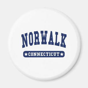 Aimant tee - shirts de style Norwalk Connecticut College