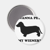 Aimant Tee - shirts WIENER CHIEN - "Vous voulez mettre mo (Recto/Verso)