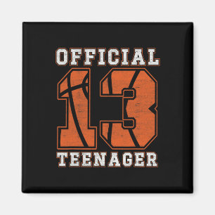 Aimant Teenager officiel 13e anniversaire Boy Party Byske
