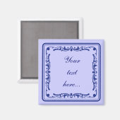 Aimant Tegeltje, petite tuile hollandaise (Recto/Verso)