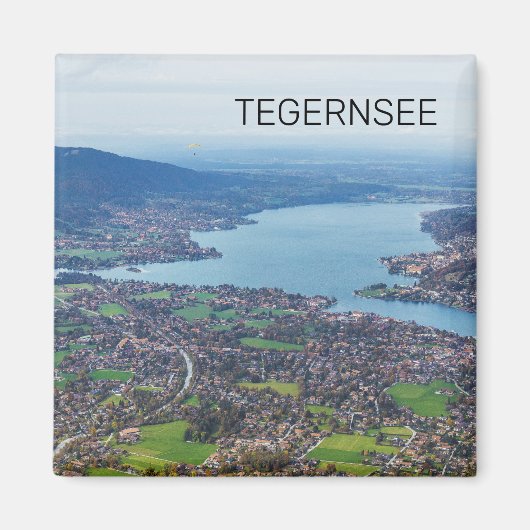 Aimant Tegernsee Bavière Lac Allemagne Panorama Souvenir (Devant)