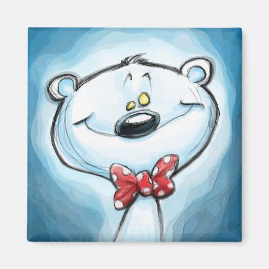 Aimant Telemahos l'aimant de l'ours polaire (Devant)