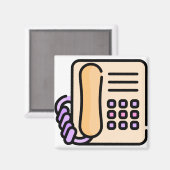 Aimant Téléphone (Recto/Verso)