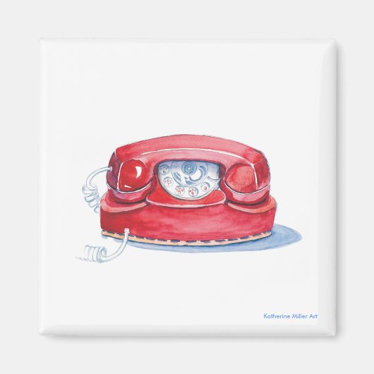 Aimant Téléphone rouge (Devant)