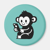 Aimant Téléphone singe (Devant)