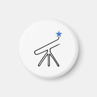 Aimant Télescope en une ligne avec une étoile bleue