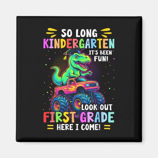 Aimant Tellement long jardin d'enfants Graduation Monster (Devant)