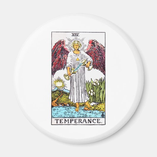 Aimant tempérance de tarot (Devant)