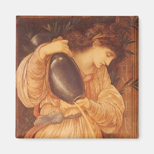 Aimant Temperantia par Sir Edward Coley Burne-Jones (Devant)