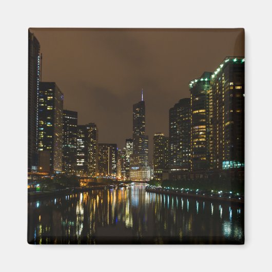 Aimant Tempête au-dessus de Chicago (Devant)