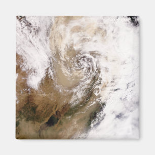 Aimant Tempête de poussière dans la Chine du Nord