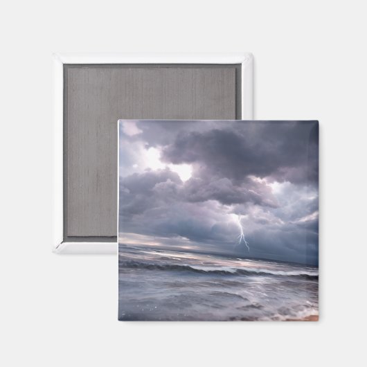 Aimant Tempête en mer (Recto/Verso)