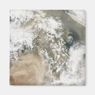 Aimant Tempêtes de poussière au-dessus du Moyen-Orient