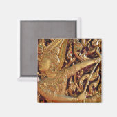 Aimant Temple bouddhiste thaïlandais Détail (Recto/Verso)