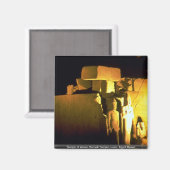 Aimant Temple d'Amon, Temple de Karnak, Louxor, Désert d' (Recto/Verso)