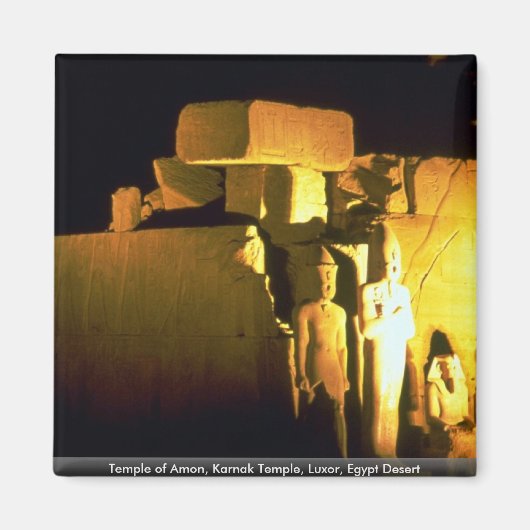 Aimant Temple d'Amon, Temple de Karnak, Louxor, Désert d' (Devant)