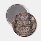 Aimant Temple de Khajuraho, Inde (Recto/Verso)