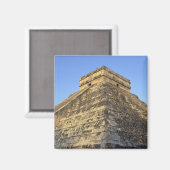 Aimant Temple de Kukulcan ou château de Castillo) à (Recto/Verso)
