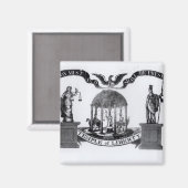 Aimant Temple de la Liberté, 1834 (Recto/Verso)