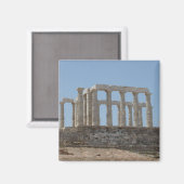 Aimant Temple de Poséidon au cap Sounion (Recto/Verso)
