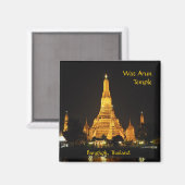 Aimant Temple de Wat Arun à Bangkok (Recto/Verso)