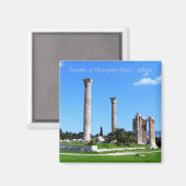Aimant Temple de Zeus Olympien - Athènes (Recto/Verso)