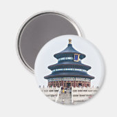 Aimant Temple du Ciel (Recto/Verso)