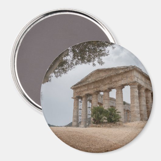 Aimant Temple grec à Segesta, Sicile (Recto/Verso)