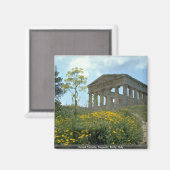 Aimant Temple grec, Ségeste, Sicile, Italie (Recto/Verso)