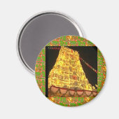 Aimant Temple Hindou TIRUPATI : Inde du Sud (Recto/Verso)