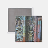 Aimant Temple Ta Prohm, province de Siem Reap, Cambodge (Recto/Verso)