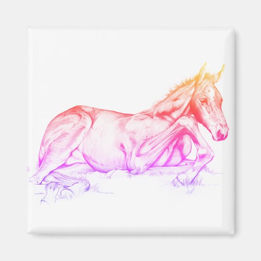 Aimant Temps calme (arc-en-ciel) (Devant)