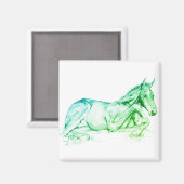 Aimant Temps calme (vert) (Recto/Verso)