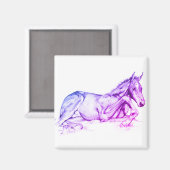 Aimant Temps calme (violet) (Recto/Verso)