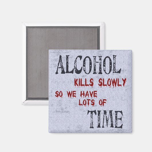 Aimant Temps d'alcool (Recto/Verso)
