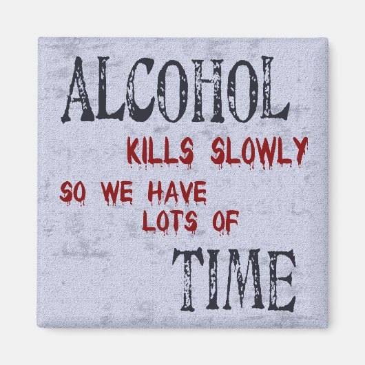 Aimant Temps d'alcool (Devant)