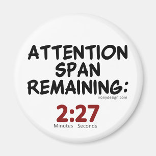 Aimant Temps D'Attention Restant : 2:27 Minutes