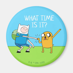 Aimant Temps d'aventure   Finn & Jake Fist Bump