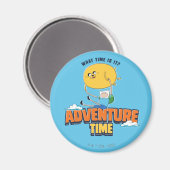 Aimant Temps d'aventure | Jake Flottant Avec Finn (Recto/Verso)