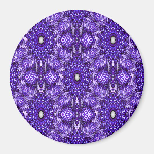 Aimant Temps de fête violet... (Devant)