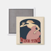Aimant Temps de vin, (Recto/Verso)