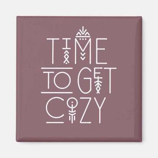 Aimant Temps moderne pour obtenir un design confortable (Devant)