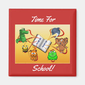 Aimant Temps Pour L'École (Devant)